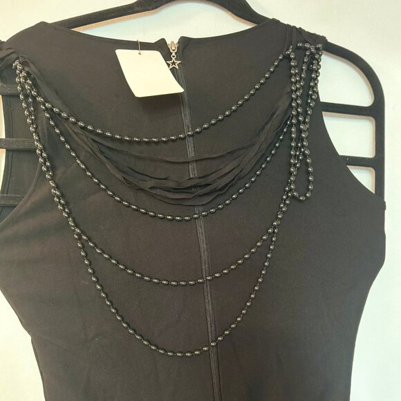 Robe longue noire élégante - Picture 3 of 4